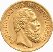 10 Mark - Charles I obverse image