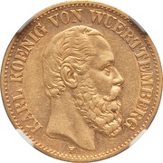 10 Mark - Charles I obverse image