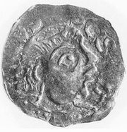 Denier - Bruno buste, Germany, 1034-1045 reverse image