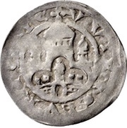 Denier - Conrad I of Querfurt, Germany, 1198-1202 reverse image