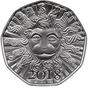5 Euros New Year Coin 2018, Austria, 2018 reverse image