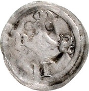 1 Pfennig - John I of Egloffstein, Germany, 1400-1411 reverse image