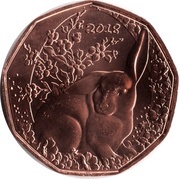 5 Euros Easter coin 2018, Austria, 2018 reverse image