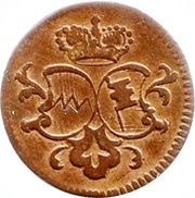 ½ Pfenning - Adam Frederick of Seinsheim obverse image
