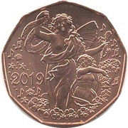 5 Euros New Year 2019, Austria, 2019 reverse image