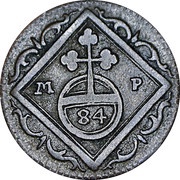 1 Körtling - Adam Frederick of Seinsheim, Germany, 1764 reverse image
