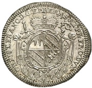 3 Kreuzers - Christoph Francis of Hutten Death obverse image