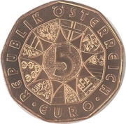 5 Euros Easter coin 2019 obverse image