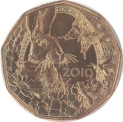 5 Euros Easter coin 2019, Austria, 2019 reverse image