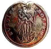 4 Kreuzers - John Philip of Greiffenclau of Vollraths, Germany, 1706 reverse image