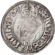 1 Schilling - Lorenz of Bibra, Germany, 1496-1498 reverse image