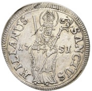 1 Schilling - Charles Philip of Greiffenklau-Vollraths, Germany, 1751 reverse image