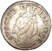 1 Schilling - Adam Frederick of Seinsheim, Germany, 1763 reverse image
