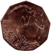 5 Euros Easter coin 2020, Austria, 2020 reverse image