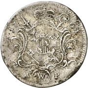 1 Batzen - Adam Frederick of Seinsheim, Germany, 1764-1765 reverse image
