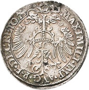 10 Kreuzers - Frederick of Wirsberg, Germany, 1571-1572 reverse image