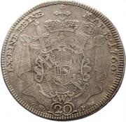 20 Kreuzers - Adam Frederick of Seinsheim, Germany, 1760-1762 reverse image