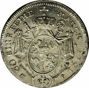 20 Kreuzers - Francis Louis of Erthal, Germany, 1788-1791 reverse image