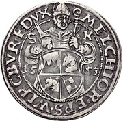 ¼ Thaler - Melchior Zobel of Giebelstadt obverse image