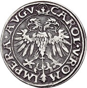 ¼ Thaler - Melchior Zobel of Giebelstadt, Germany, 1553 reverse image