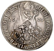 ¼ Thaler - Philip Adolph of Ehrenberg obverse image
