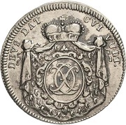 ¼ Thaler - Christoph Francis of Hutten obverse image