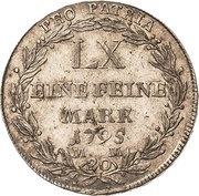 20 Kreuzers - Francis Louis of Erthal, Germany, 1795 reverse image