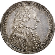 ½ Thaler - Christoph Francis of Hutten obverse image