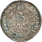 1 Guldenthaler - Melchior Zobel of Giebelstadt, Germany, 1552 reverse image