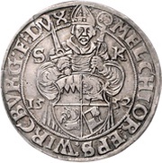 1 Thaler - Melchior Zobel of Giebelstadt obverse image