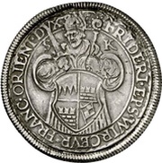 1 Guldenthaler - Frederick of Wirsberg obverse image