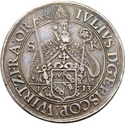 1 Thaler - Julius Echter of Mespelbrunn obverse image
