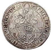 1 Thaler - Philip Adolph of Ehrenberg obverse image