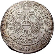 1 Thaler - Philip Adolph of Ehrenberg, Germany, 1623 reverse image