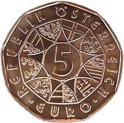 5 Euros New Year obverse image