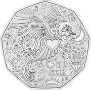 5 Euros New Year reverse image