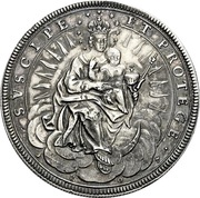 1 Thaler - John Philip of Greiffenclau of Vollraths, Germany, 1707 reverse image