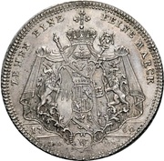1 Thaler - Adam Frederick of Seinsheim Konventionstaler, Germany, 1760 reverse image