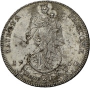 1 Thaler - Adam Frederick of Seinsheim Konventionstaler, Germany, 1760 reverse image
