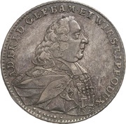 1 Thaler - Adam Frederick of Seinsheim Konventionstaler obverse image