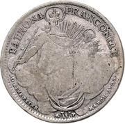 1 Thaler - Adam Frederick of Seinsheim Konventionstaler, Germany, 1765 reverse image