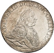 1 Thaler - Adam Frederick of Seinsheim Konventionstaler obverse image