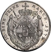 1 Thaler - Francis Louis of Erthal Konventionstaler, Germany, 1779 reverse image