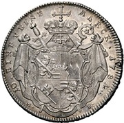1 Thaler - Francis Louis of Erthal Konventionstaler, Germany, 1779-1784 reverse image