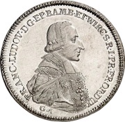 1 Thaler - Francis Louis of Erthal Konventionstaler obverse image