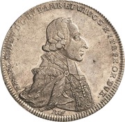 1 Thaler - Francis Louis of Erthal Kontributionstaler obverse image