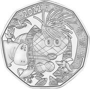 5 Euros Little I-Am-Me, Austria, 2022 reverse image