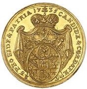2½ Gulden - Frederick Charles of Schönborn, Germany, 1735-1736 reverse image