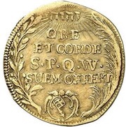 1 Goldgulden - John Gottfried II of Guttenberg, Germany, 1684-1698 reverse image