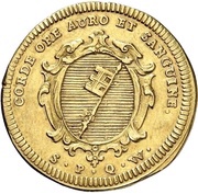 1 Goldgulden - Frederick Charles of Schönborn, Germany, 1729 reverse image
